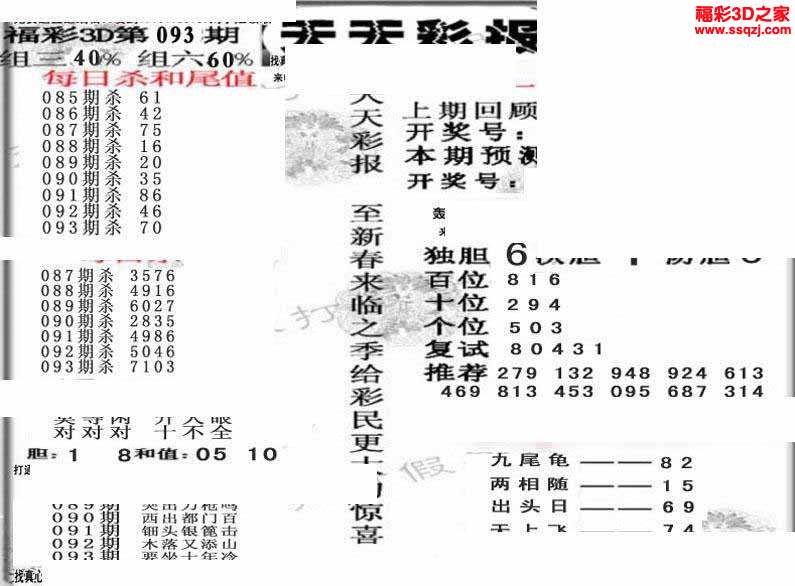 福彩3D，神仙姐姐的杀二尾秘籍