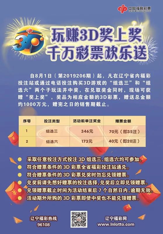 3D福利彩票